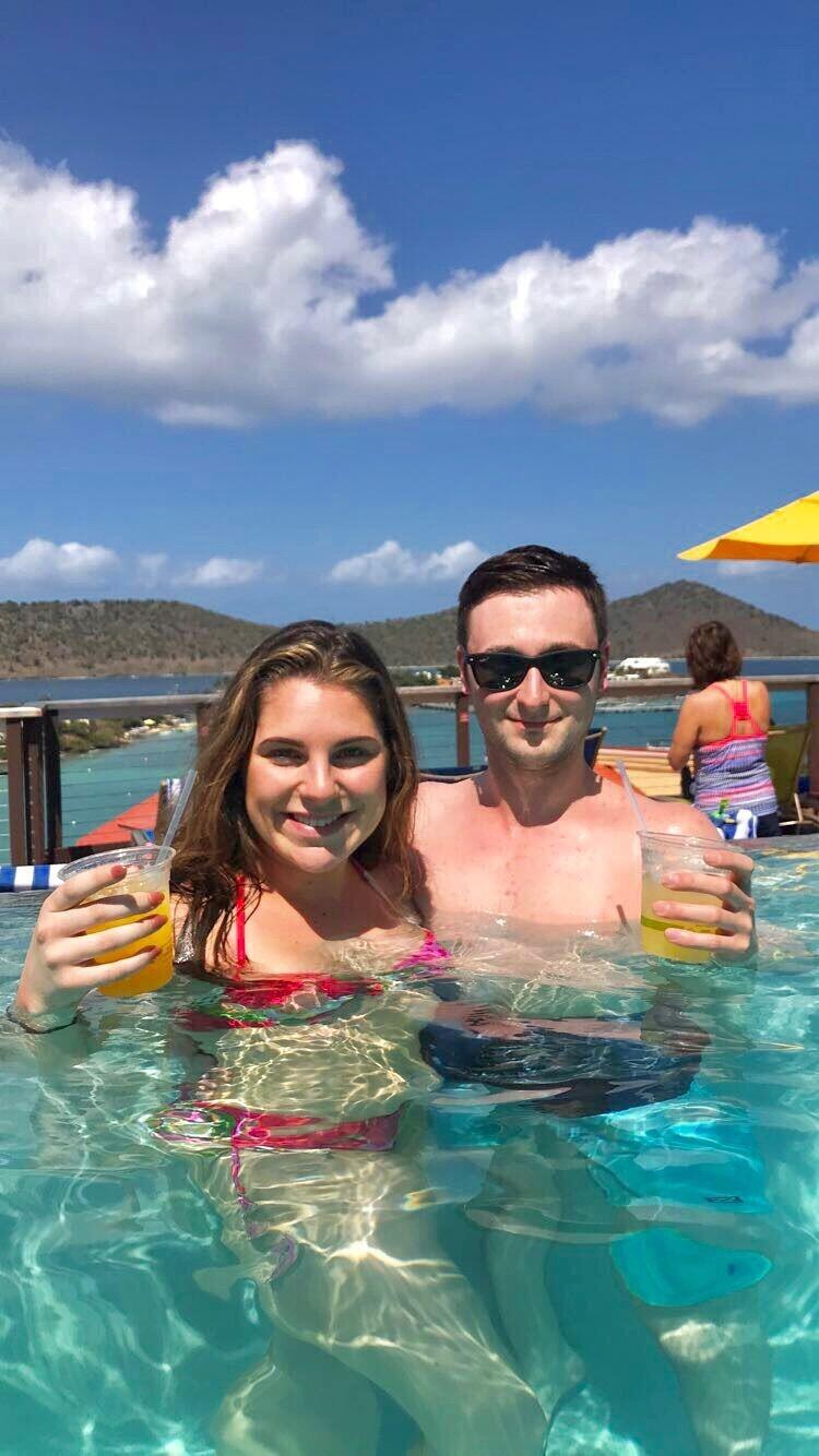 Our first trip together - St. Thomas