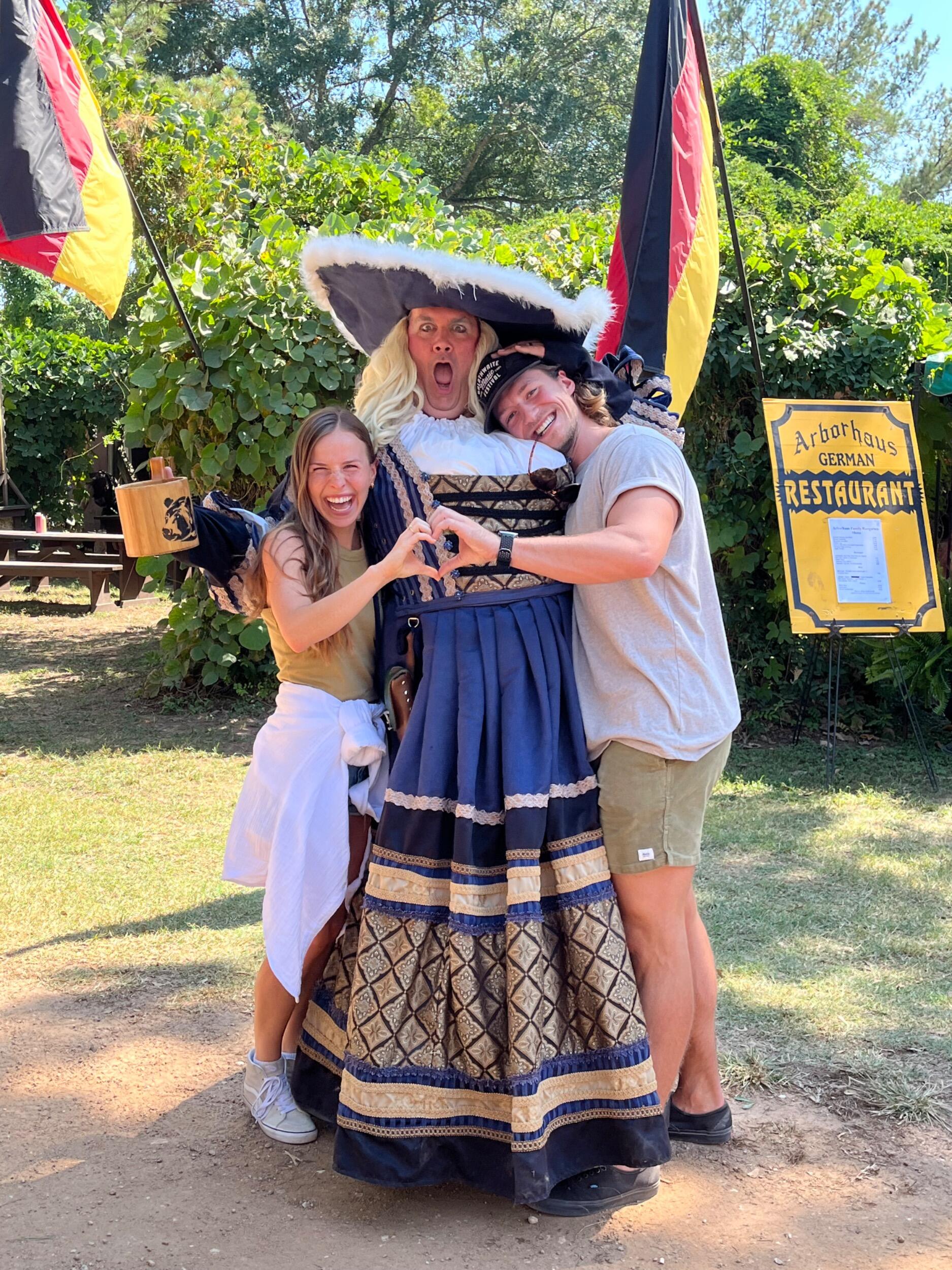 E & E meet “Helga” at a renaissance fair. “Helga” offers to officiate their future wedding…