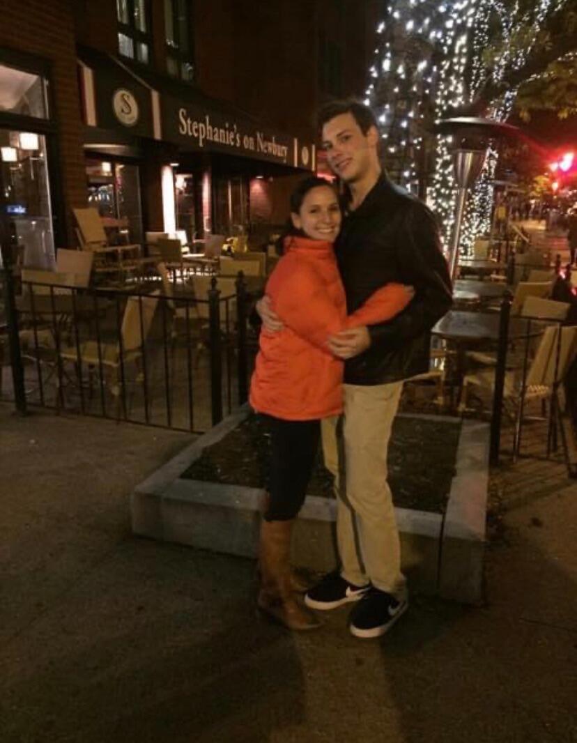 Lydia and Thomas met their first week at Stonehill College and started dating September 14th 2015