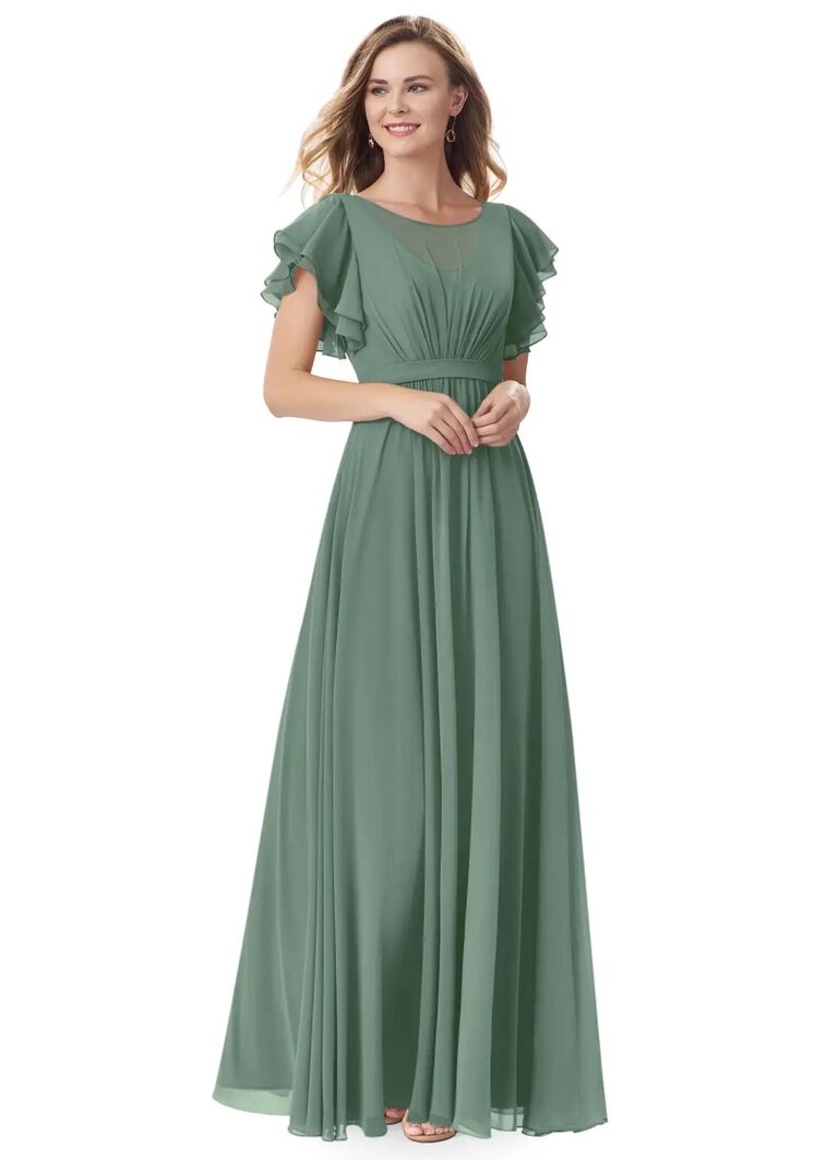 modest bridesmaid dress