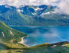 Seacoast of Katmai in Southern Alaska