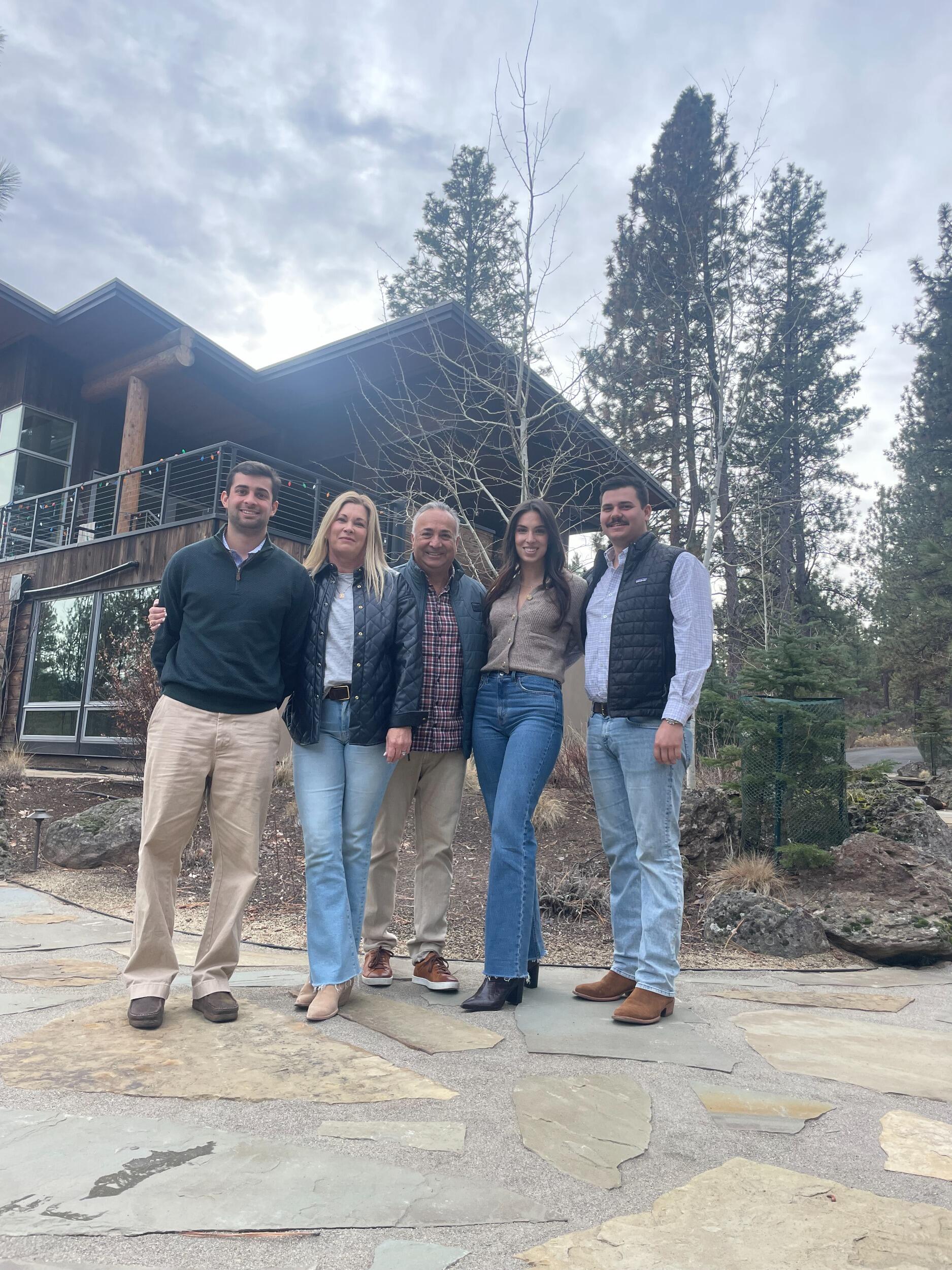 Walker joined McCall's family for Christmas