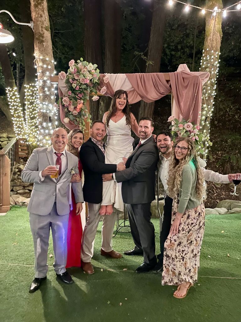Mil"Pitas" house wedding, congrats Jeff & Anna