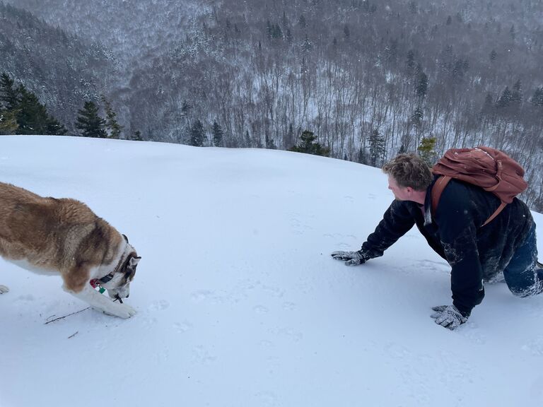 Sparrow was by far the best hiker of the bunch. Actually, she was quite the show off. 