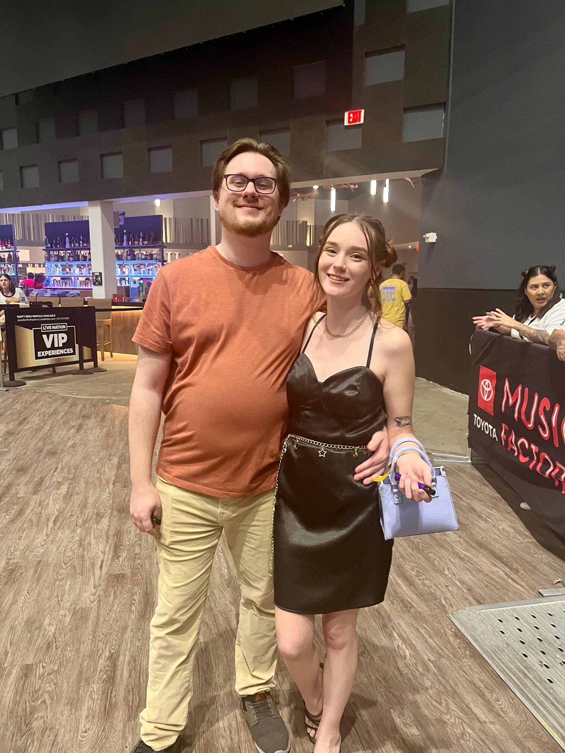 Celebrating Michael's Birthday by seeing Weezer in Dallas- grateful to enjoy some amazing performances and each other!