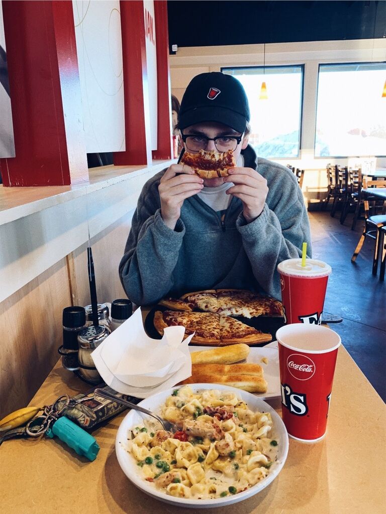 Fazoli's is where it all started... We probably could have picked a nicer place