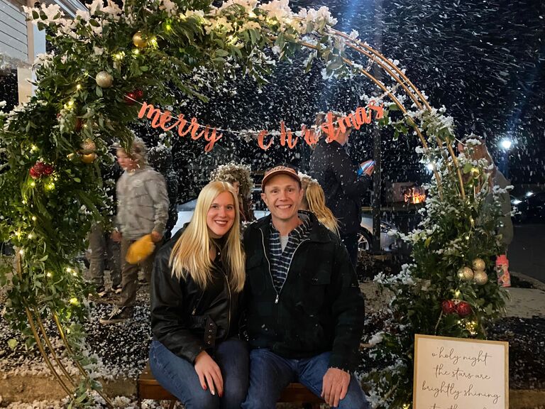 Winter Wonderland at church right before Christmas