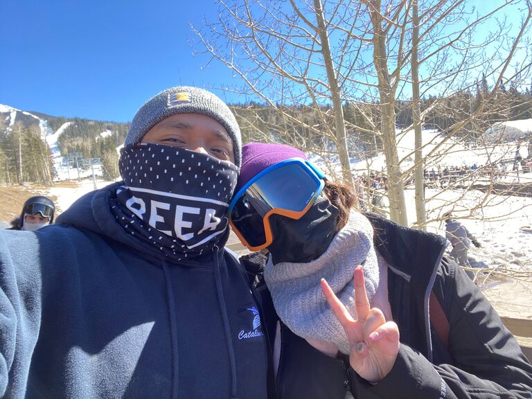 Snowbowl. First and last together. 
Our knees tapped out at before 30. 