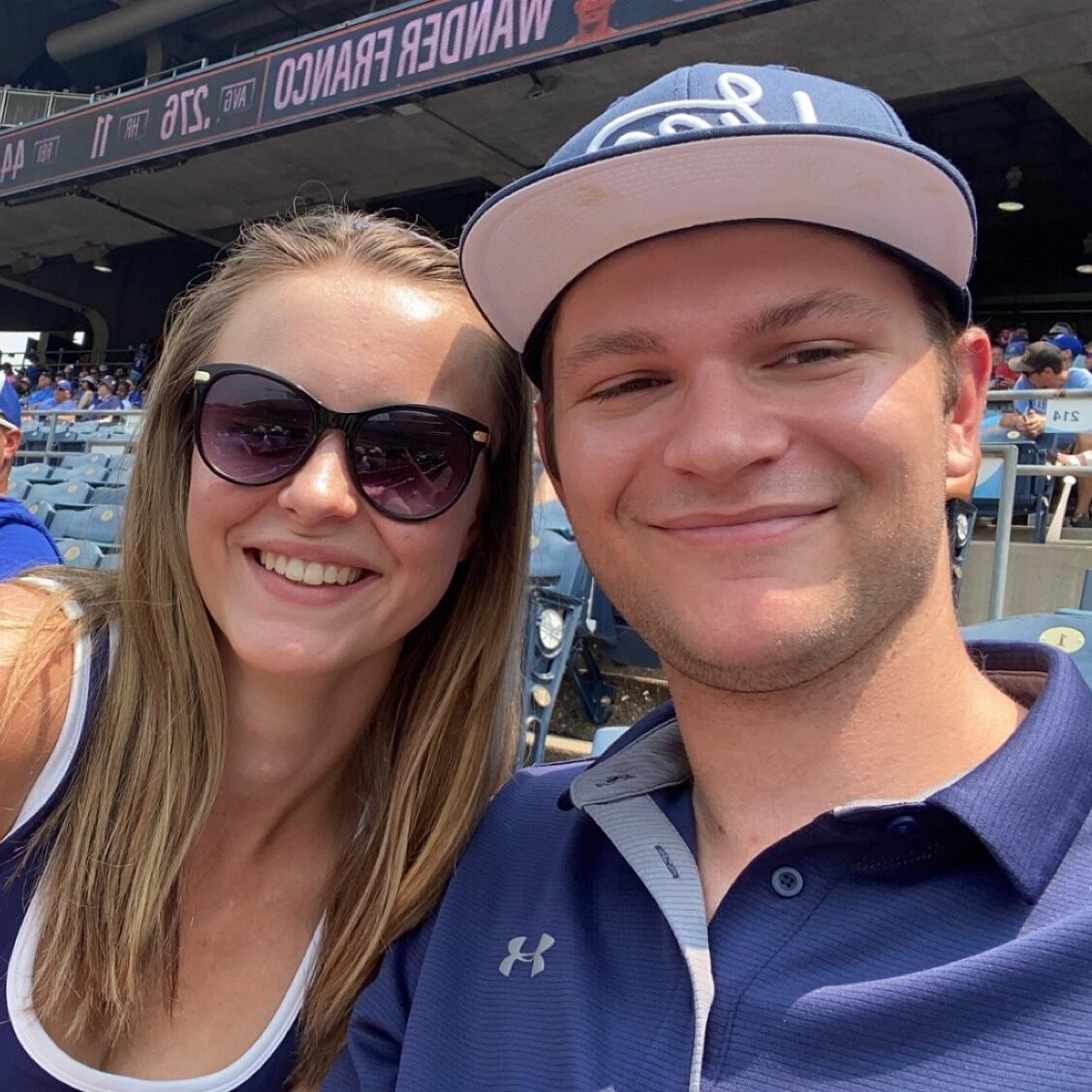 Attended the first of many Royals games