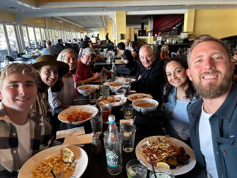 Celebrating Derek's 4th sobriety birthday at Killer Shrimp in Marina Del Rey, CA. He is quite the inspiration.