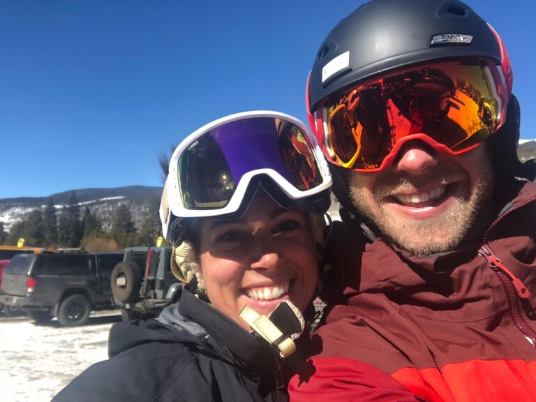Even though they didn’t see each other for over a decade, they stayed in touch throughout their 20s and early 30s keeping tabs on all of their galavanting across the globe (mostly Andy's). Thank goodness Andy's cousin decided to come to Denver University for school-it offered an excuse to come out for a ski trip (and to see SeaSea-though we’ll never know which was the true motivator here ;)) and for the adult crushes to really take hold. Seeing Andy at baggage claim at DIA, SeaSea decided then and there than this man was all she ever wanted. SeaSea thought this would be it. This would be when they finally could be together. Andy however, wasn't ready and the idea of a long distance relationship wasn't appealing to either of them.  It was not yet their time.