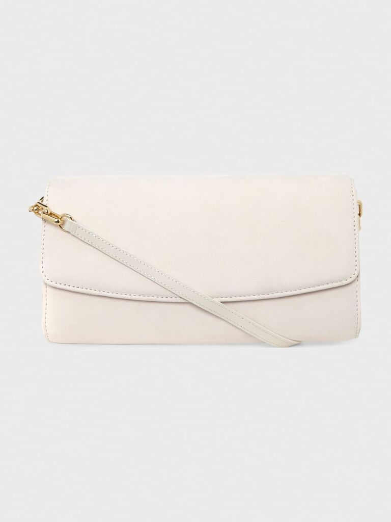 Cream clutch purse hotsell