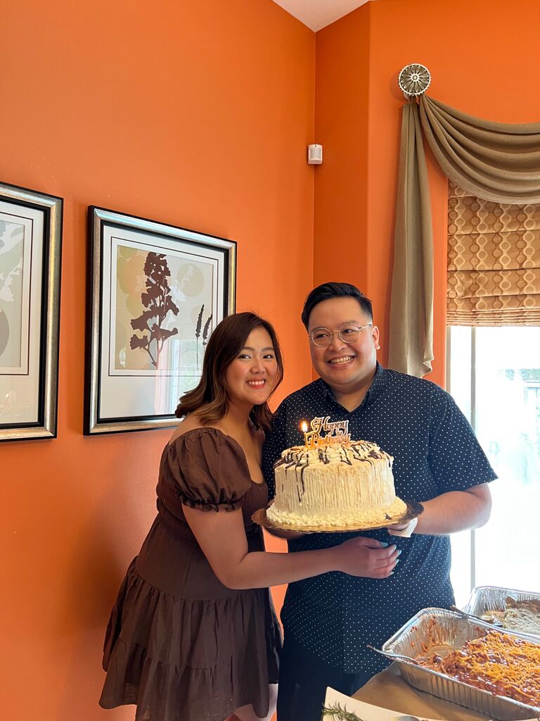 Brian’s first birthday of us being official. 