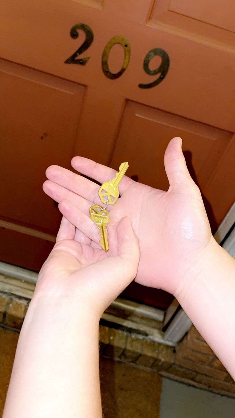 WE PURCHASED OUR FIRST HOME TOGETHER 