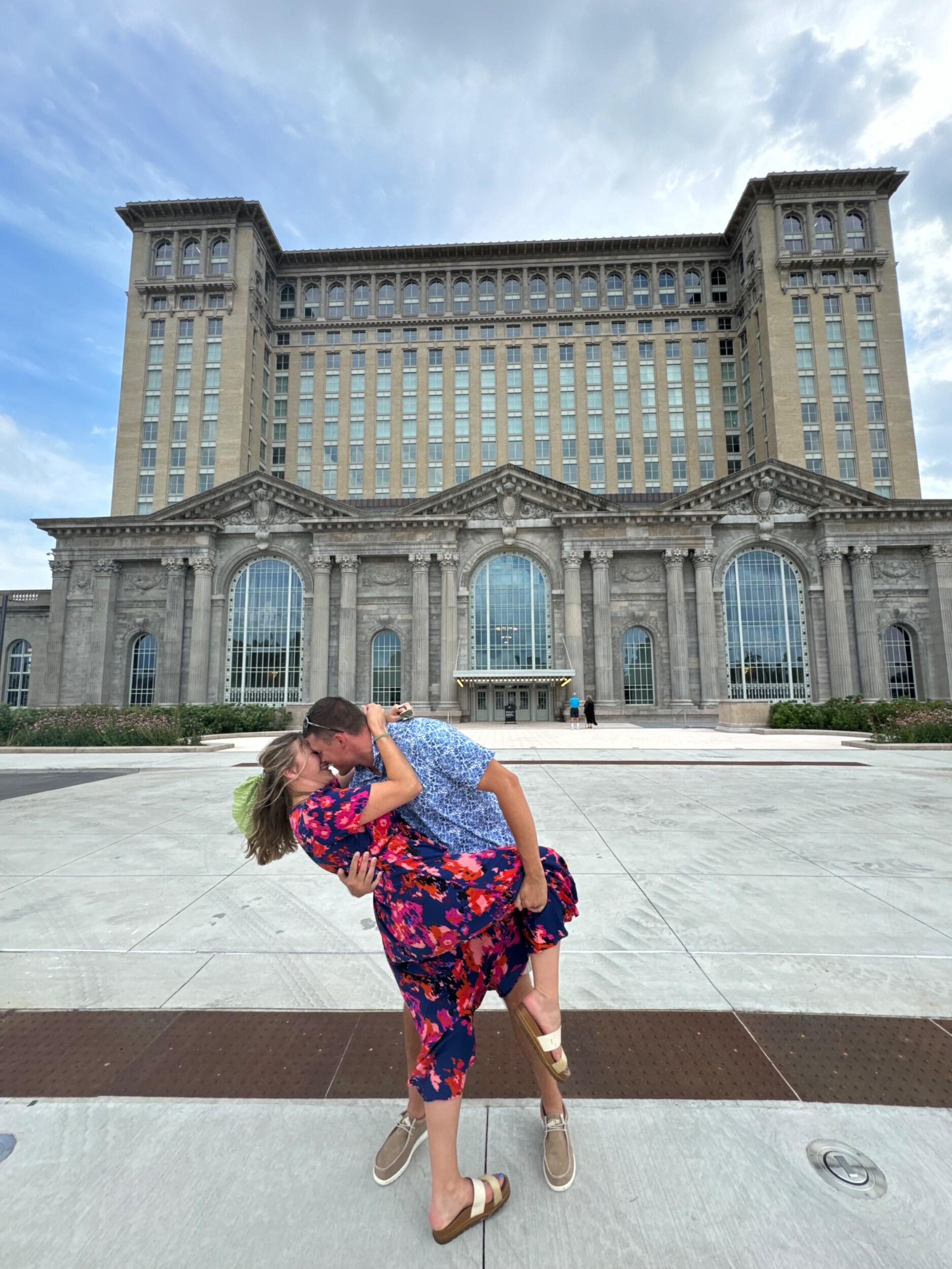 Michigan memories made at the Michigan Central Station!