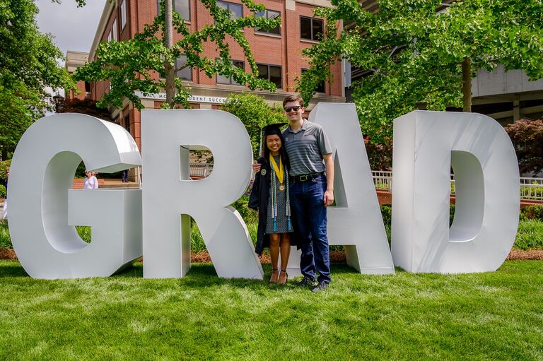Liz graduates from Georgia Tech