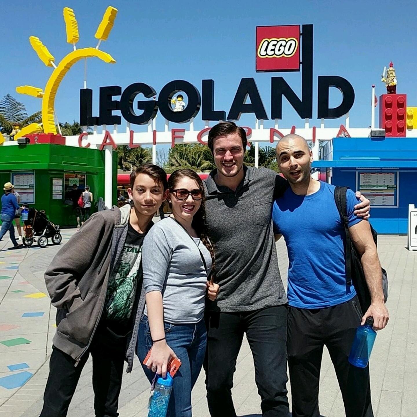 My brother visits us!