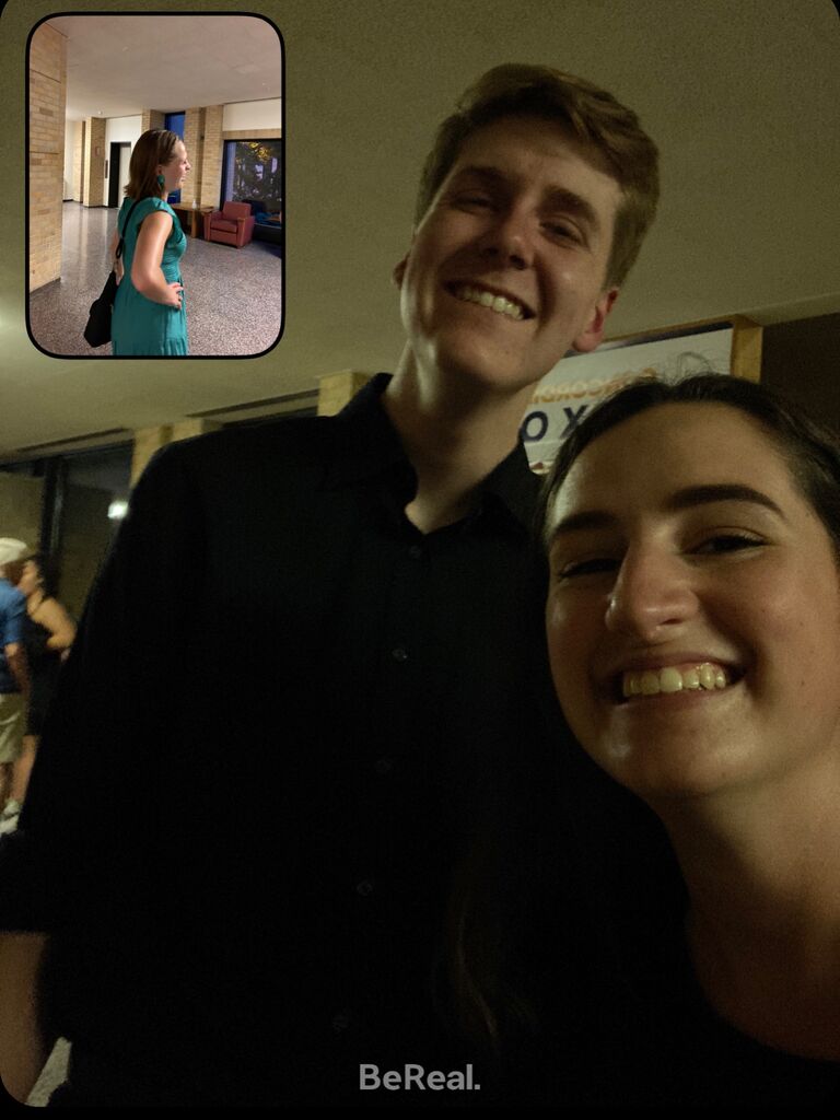 When Andrew graduated in May 2022, he began working in Admissions at Concordia, where Maddie also worked every day in the summer as a tour guide. They reconnected through work, and additionally, began to spend more time together with mutual friends outside of work. 