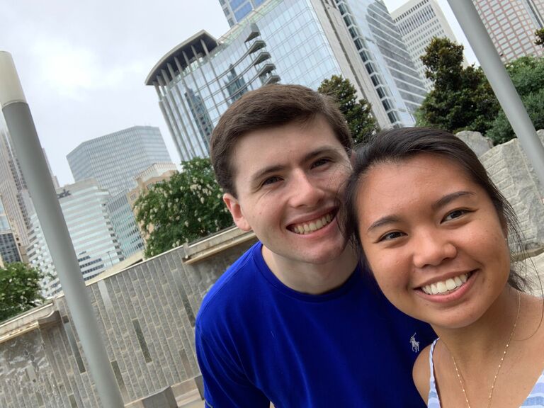 Liz and Alec visit Charlotte, NC for the first time - the city where they'll eventually get married!
