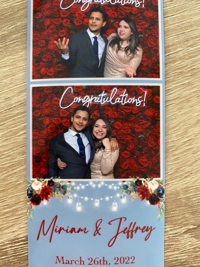 Our first wedding