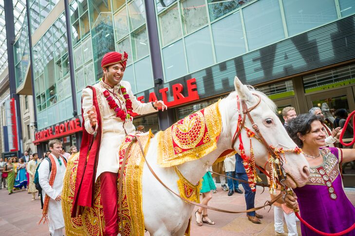 A Glam Indian Wedding At Denver Center For The Performing Arts In