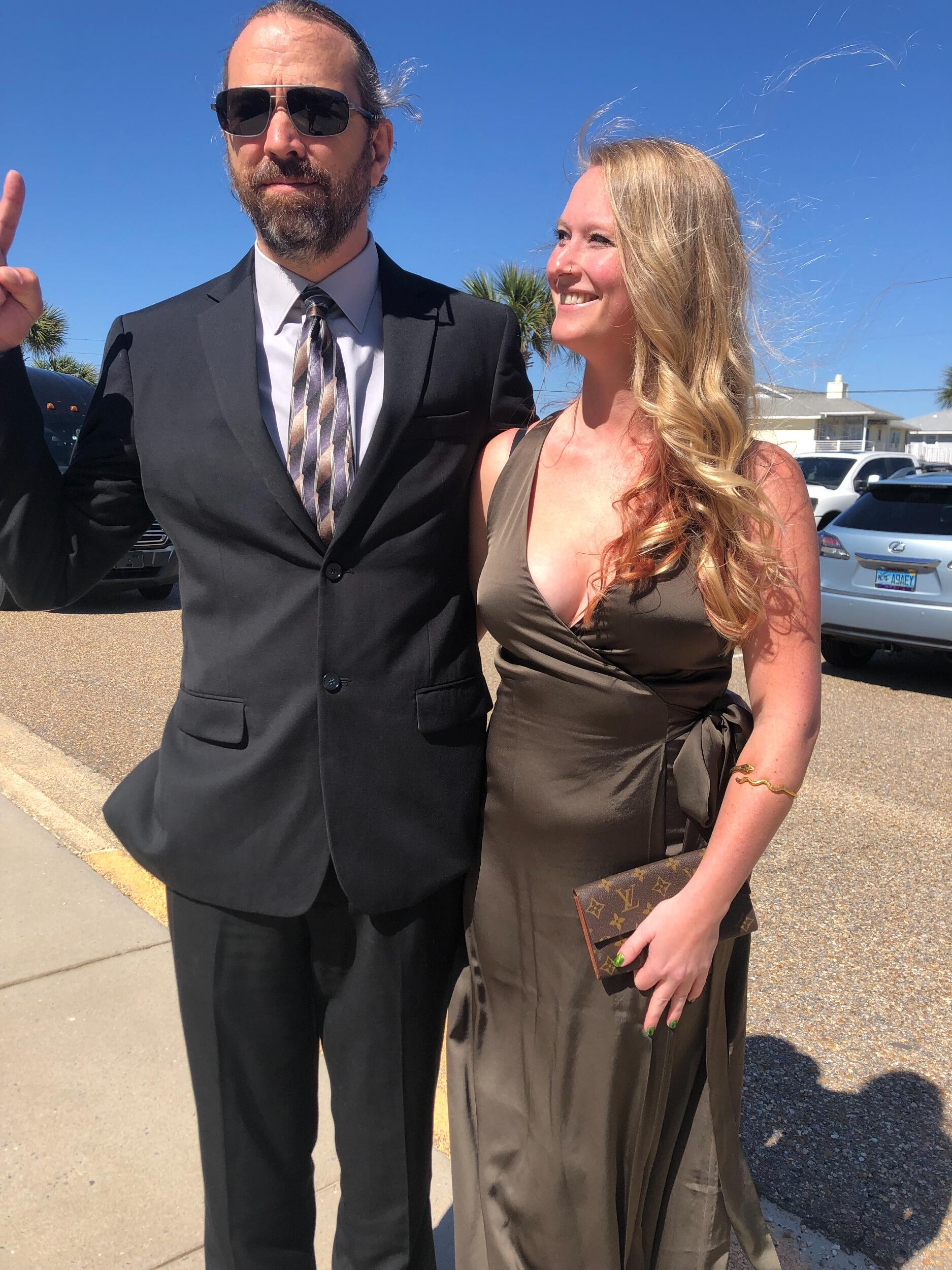 Celebrating the union of Bryce and Simone Hines in Pensacola, FL 