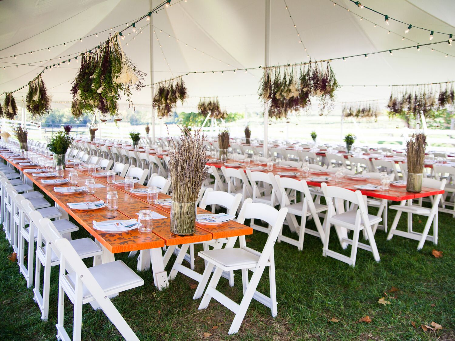 Farm-to-table reception dinner.