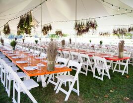 Farm-to-table reception dinner.