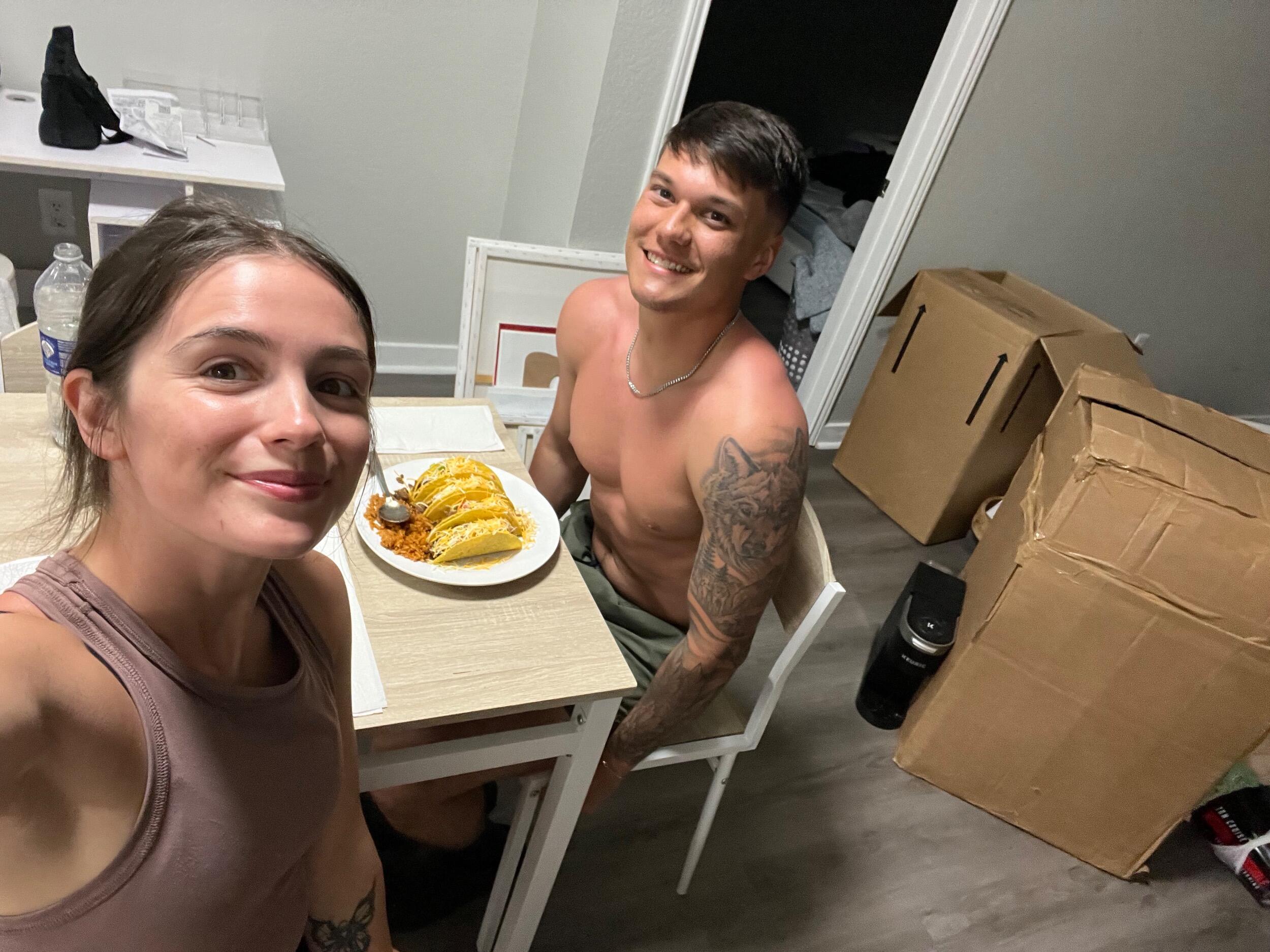 Ft. Walton Beach, Florida-
We moved into our first apartment together!!!!
