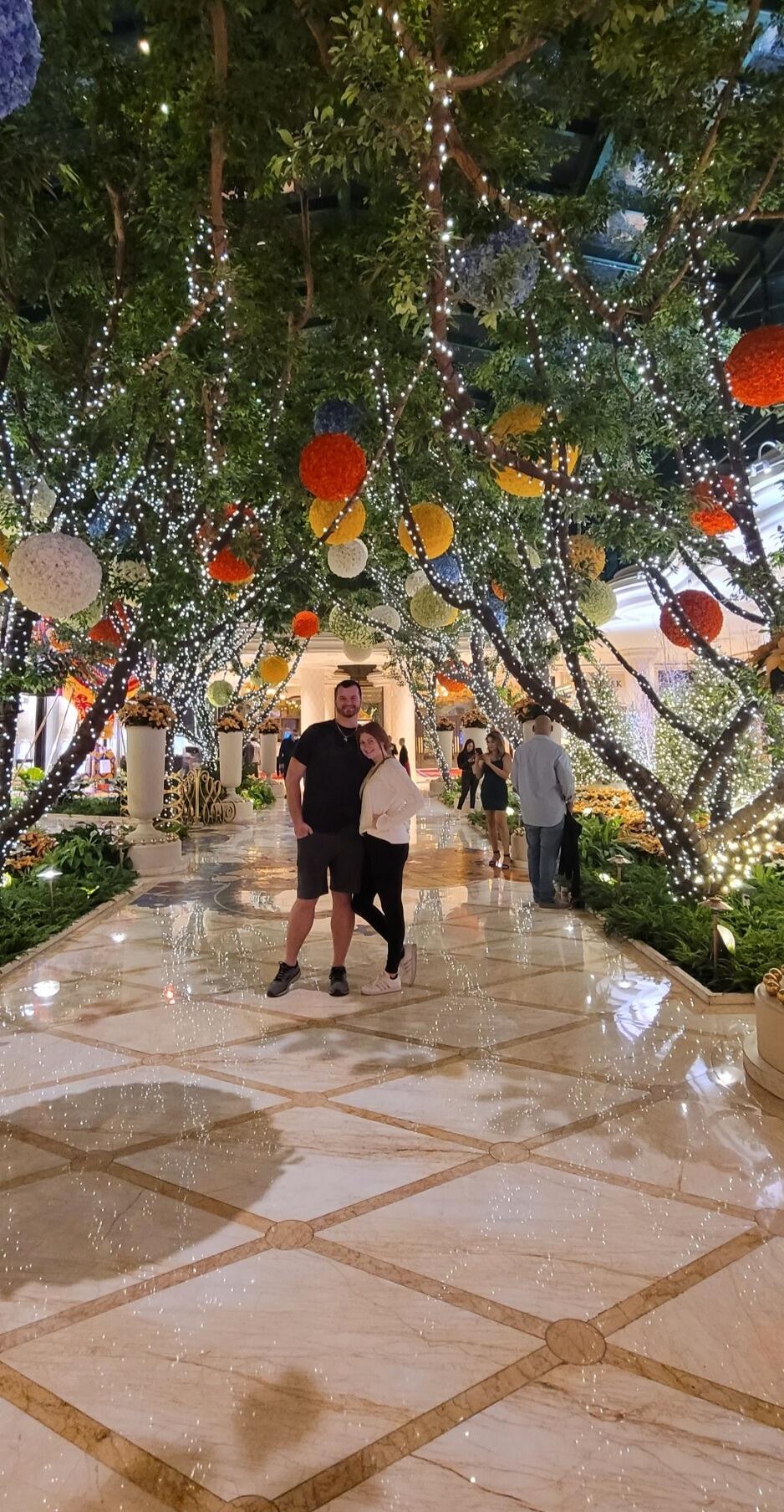 Traveled to Las Vegas to celebrate our 10-year Anniversary & engagement 