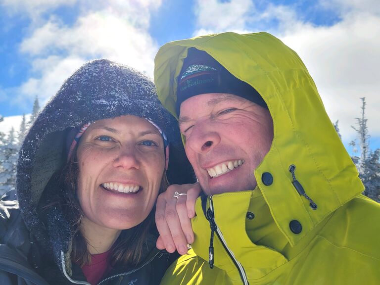 It was time for a winter hike. We talked about doing Blue Mountain several times over the past two years. Who can pass up a winter hike with a fire tower? So we decided, let's just go. While 2023 in NY started out cloudy everyday, this day was FINALLY full of sun. And then it was full of so much more. Freezing cold....fire tower....then he popped the question!