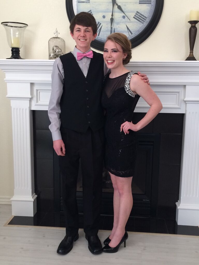 Freshman Winter Formal and our first Valentine's Day together. 
