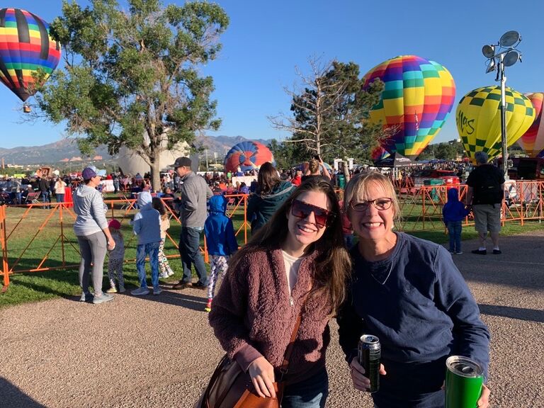 We shared such a sweet morning at a balloon launch with one of our favorite friends, Tam! #willstopforkrispykreme