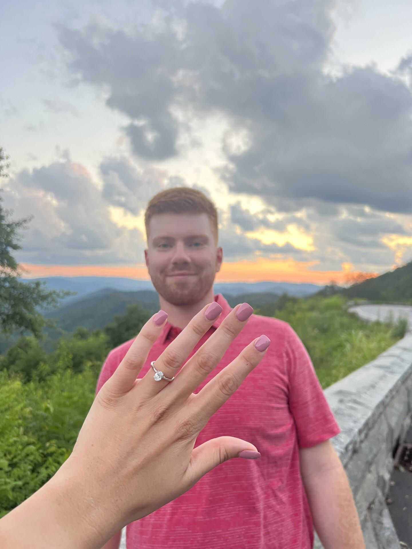 We got ENGAGED!