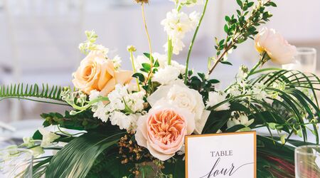 Floral Stand Ceremony Decor with Tropical Blooms - Love Inc. Mag