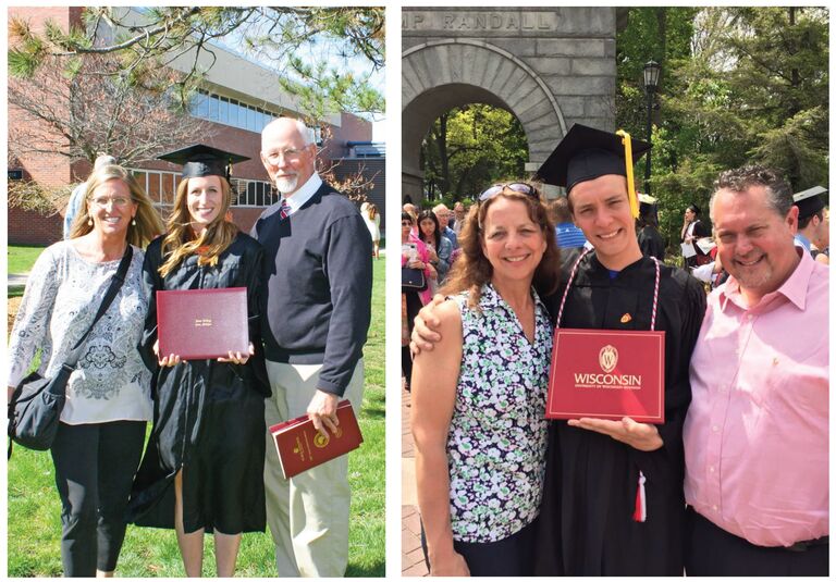 Maggie graduates from Alma College and Eric graduates from UW Madison and they live and work on Mackinac Island for the summer. 