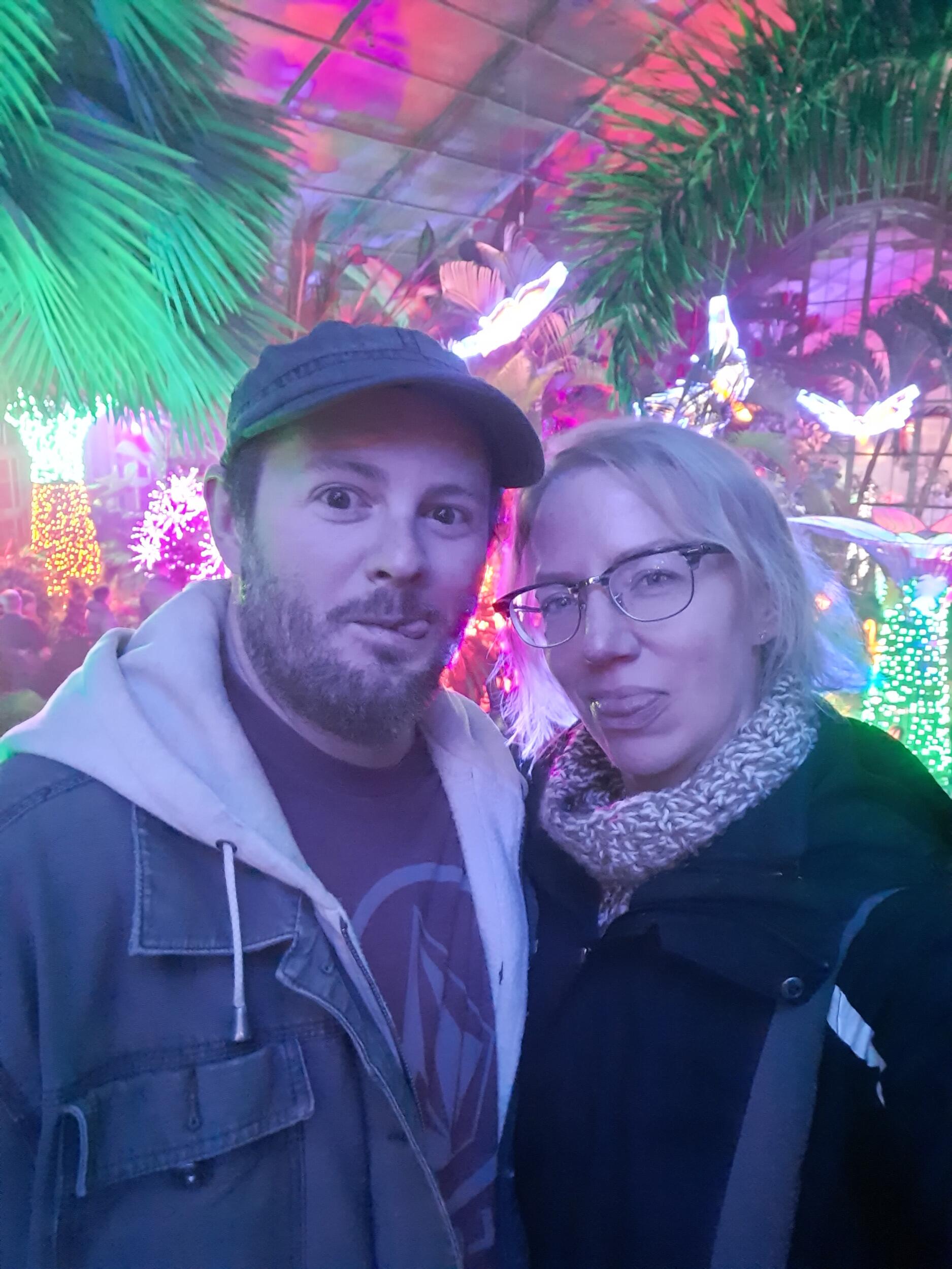 Christmas Lights at Lauritzen Gardens