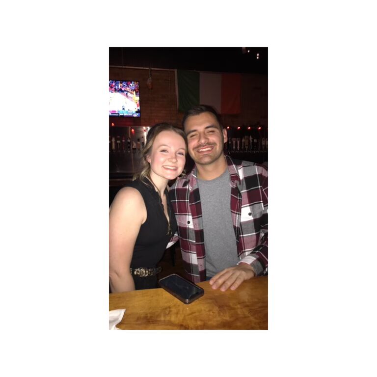 This is our first ever photo together, and was taken two days before we became official. 
