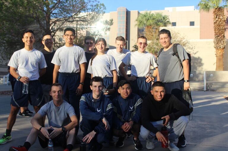 From an unlikely beginning, we both found ourselves together at nearly every event we went to, eventually finding our way to a social with other cadets in the ROTC program.