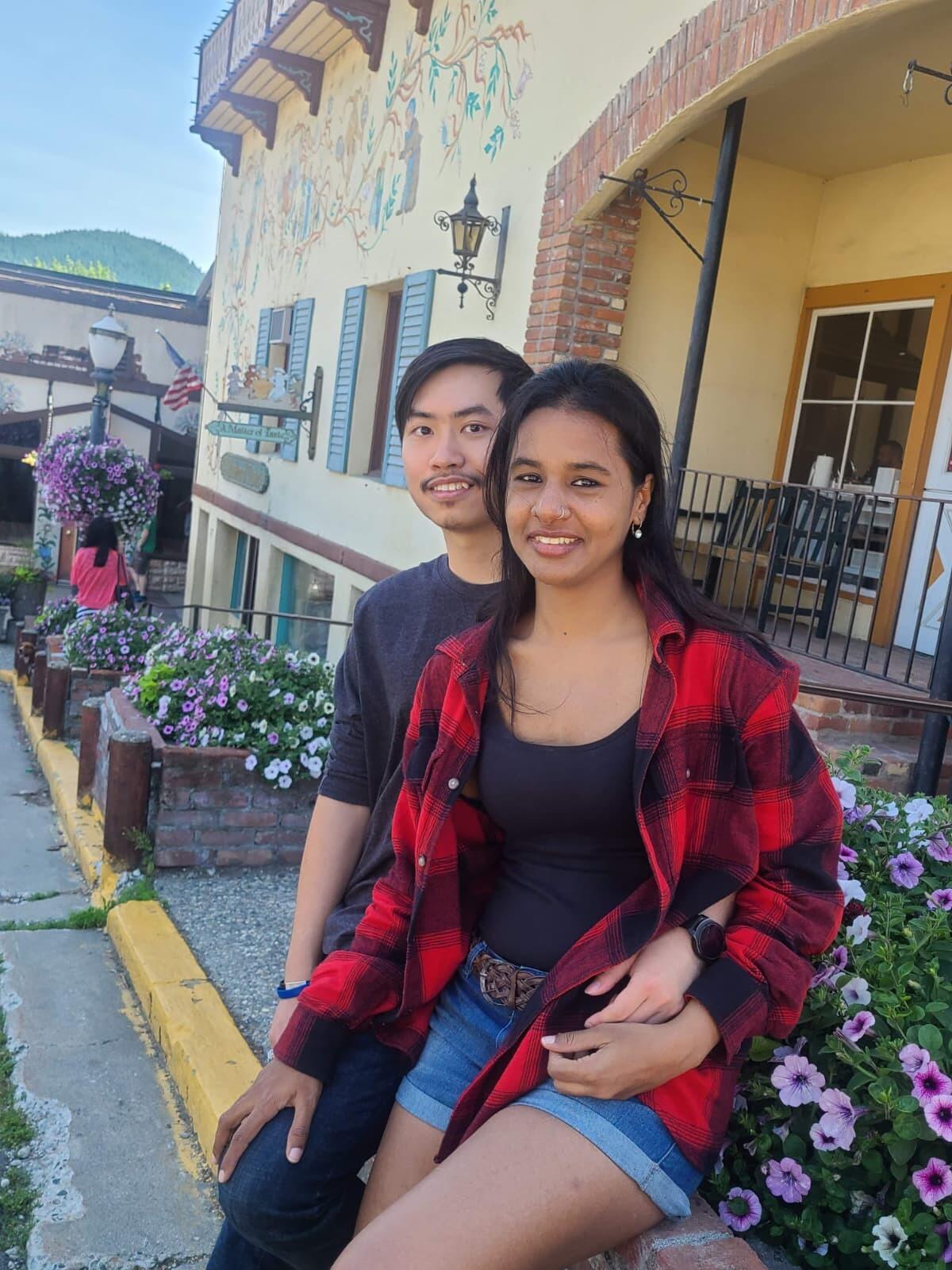 Our trip to Leavenworth. With a 2 hour and 30 minute drive, we grew closer and got to know more about each other.
