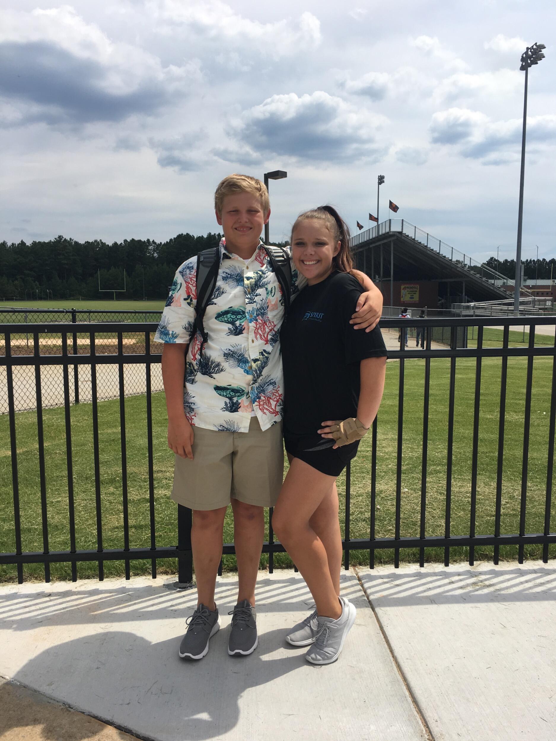 The day we started dating! 