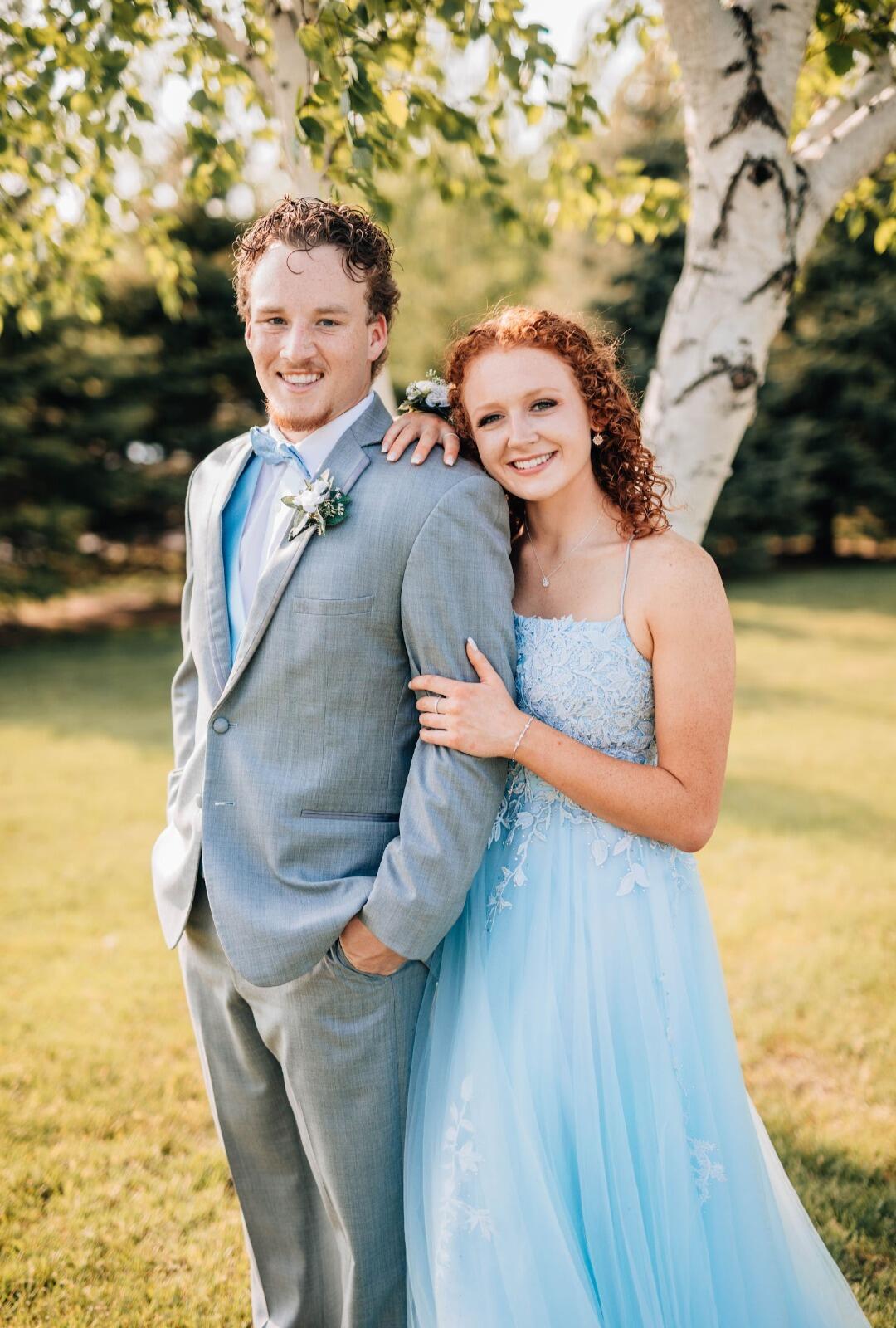 Our first prom together