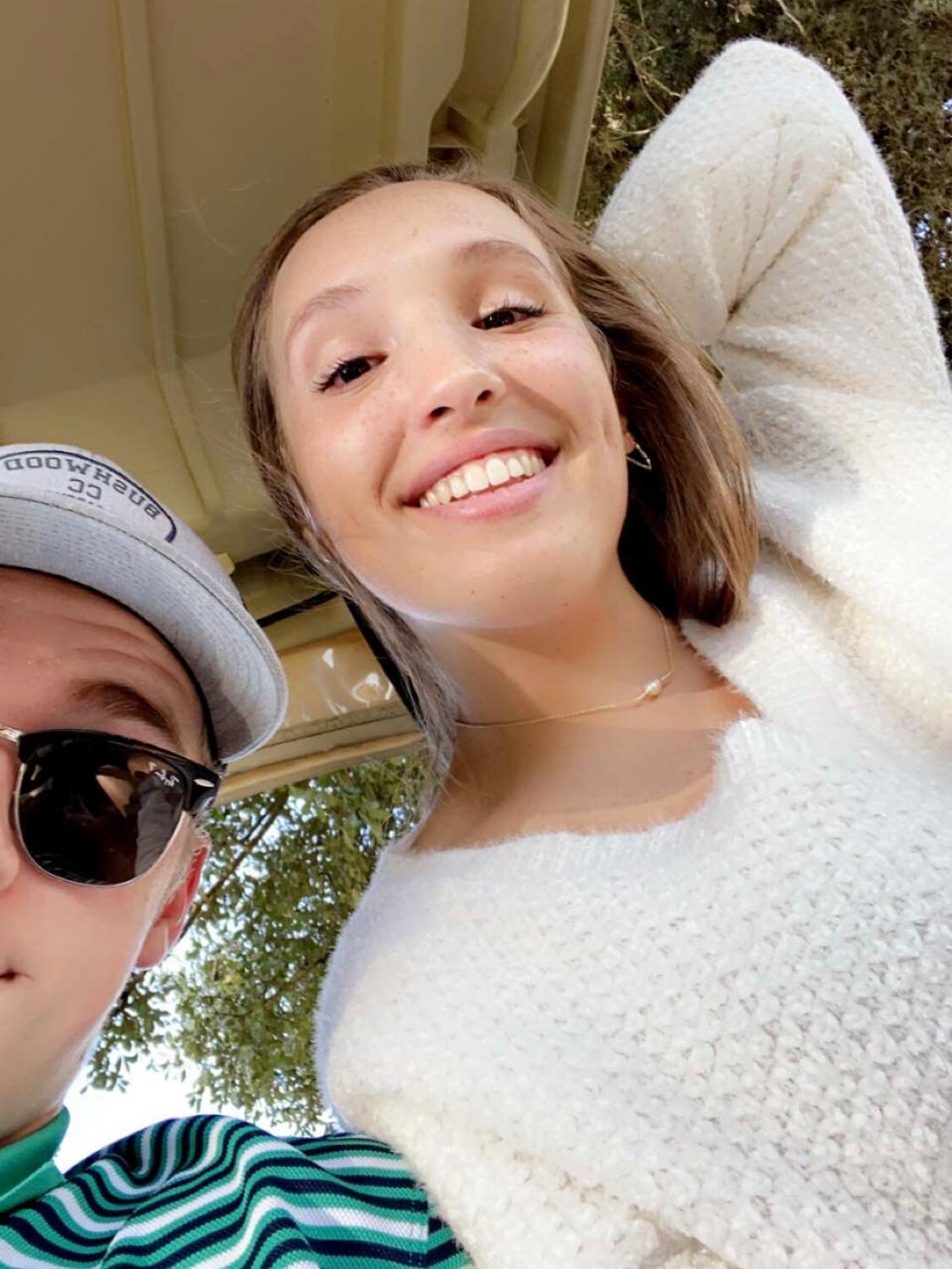 First date... of course on a golf course!