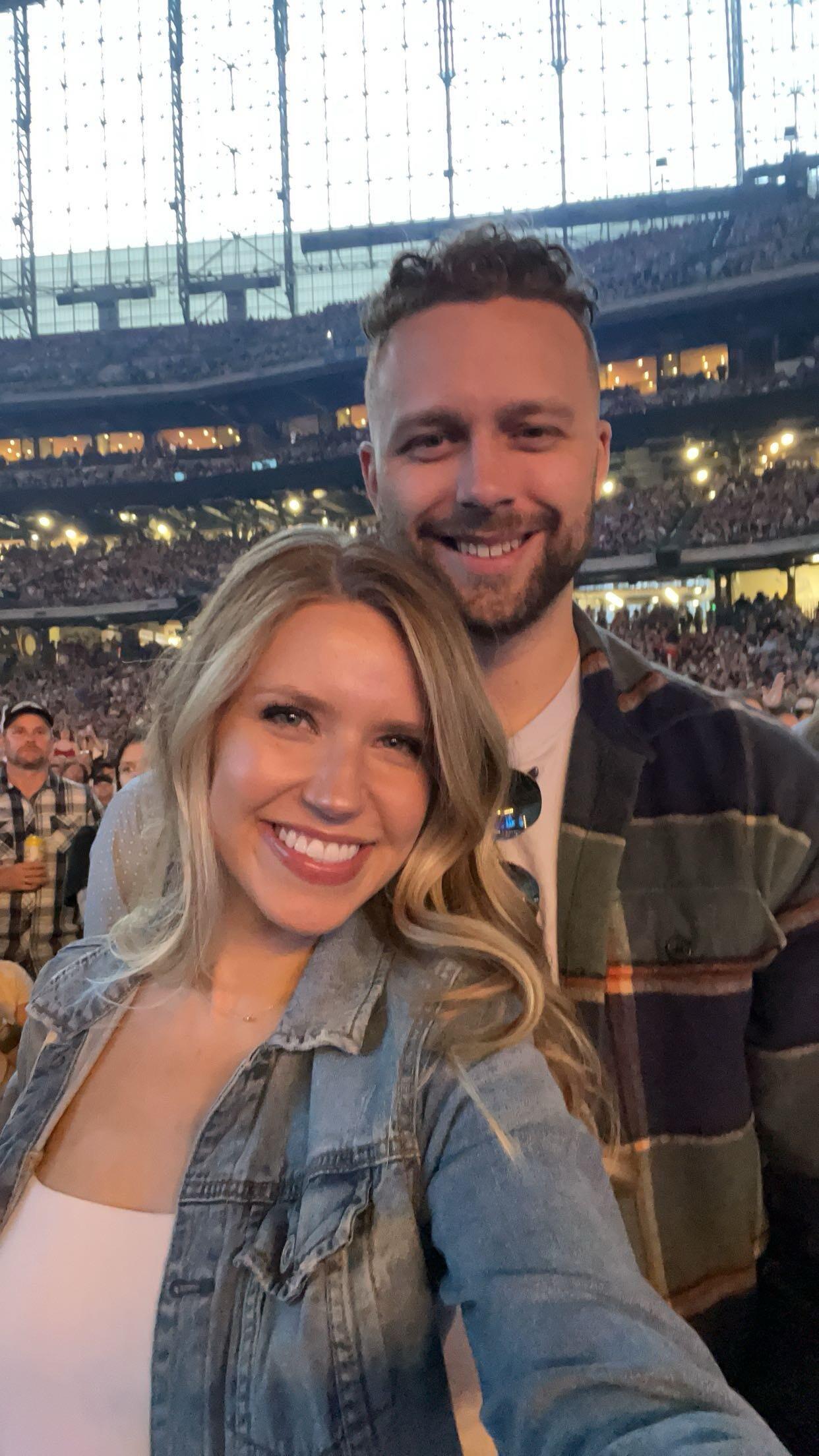 Attending the Luke Combs concert in Milwaukee