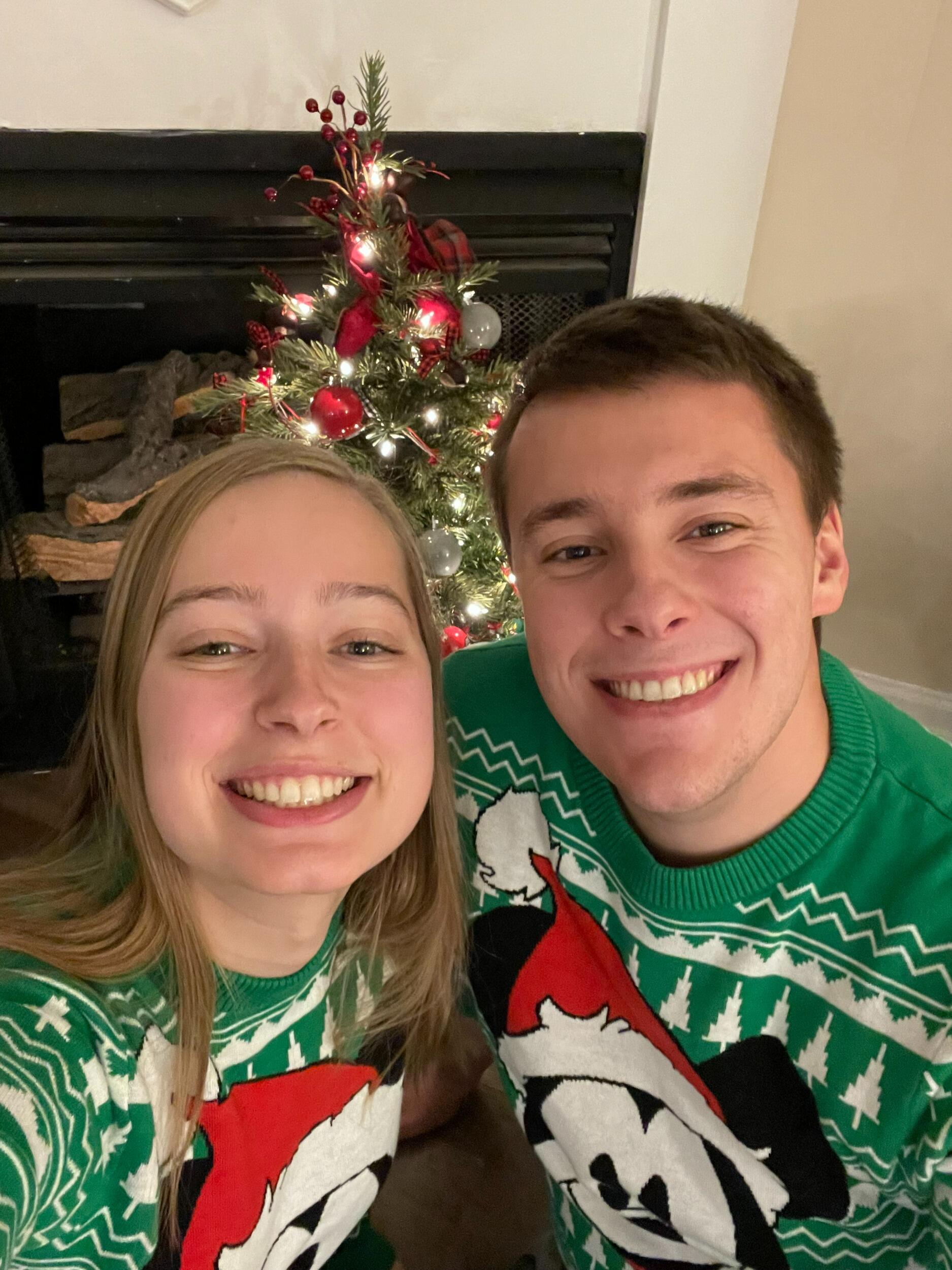 Celebrating Christmas before going home for the holidays!