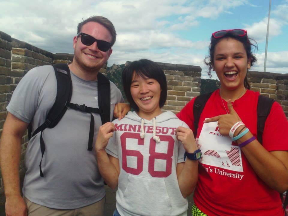 Frank and Amanda met while studying abroad in China. They were actually scavenger hunt partners on the 3rd day on their Study Abroad. 
