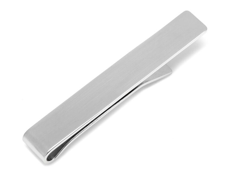 Sterling silver tie bar 25. výročí dárkové idea