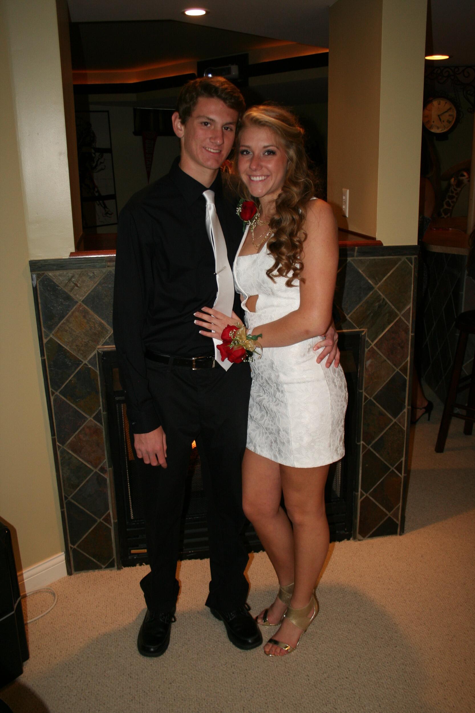 Junior Homecoming - After the dance, John mustered up the courage to ask Jillian to be his girlfriend and so their story begins. 