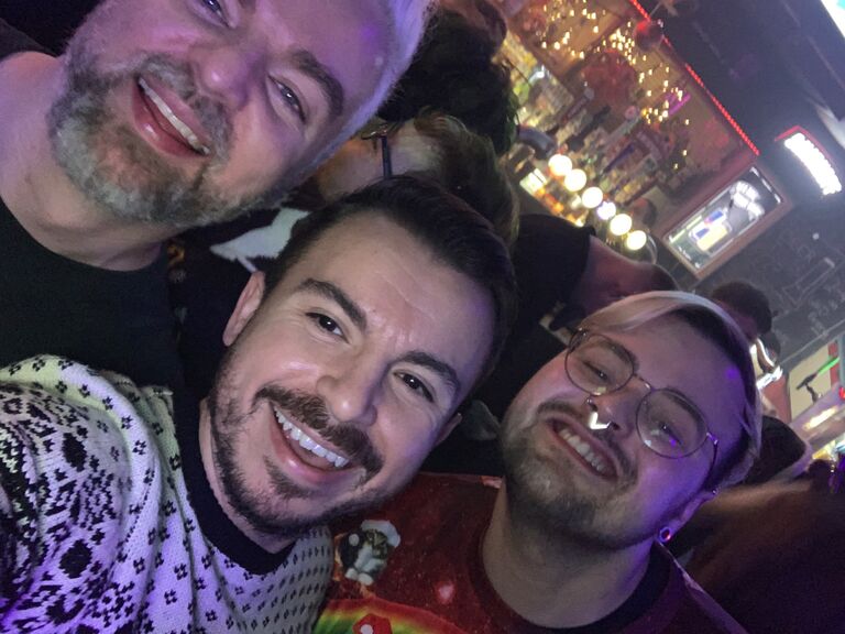 Christmas jumper night out! 