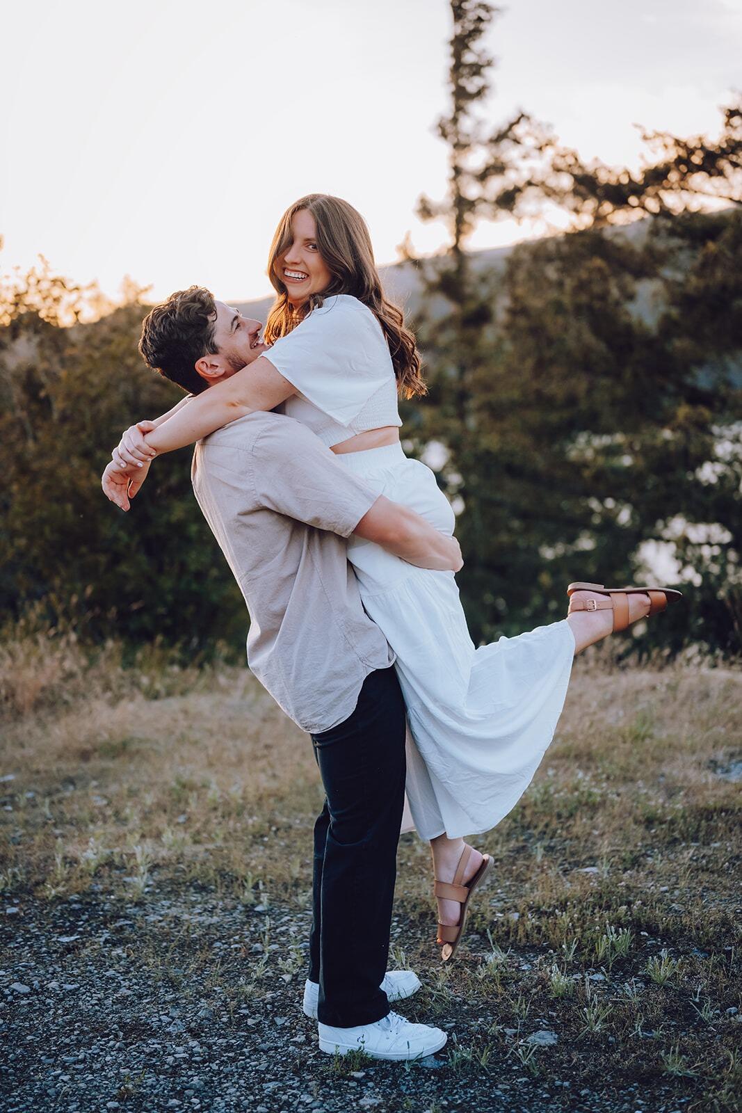 Our first professional pictures (when Sara thought Cameron would propose...)